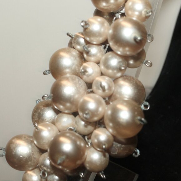 $299 Lenny e Cia Black Pearl Embellished Strappy Stiletto Heels Sandals 37 6.5 - Picture 6 of 8